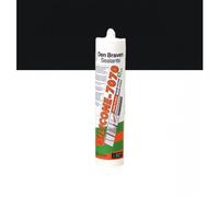 Mastic silicone bâtiment - alcoxy - 300 ml - noir - 7070 Plus DEN BRAVEN