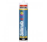 Mastic silicone neutre - alu blanc RAL 9006 - Silirub Color SOUDAL