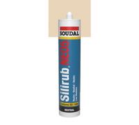 Mastic silicone neutre - beige - 300ml - par 24 - Silirub Neo5 SOUDAL