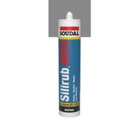 Mastic silicone neutre - gris - 300ml - par 24 - Silirub Neo5 SOUDAL