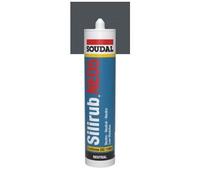 Mastic silicone neutre - gris terre d'ombre 7022 - 300ml - Silirub Neo5 - par 24 SOUDAL