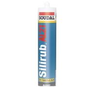 Mastic silicone neutre - Silirub AL2T - marron - 300ml - par 24 SOUDAL