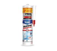 Mastic silicone Rubson BAIN&CUISINE PURE blanc + 10 % gratuit
