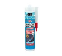 Mastic silicone sanitaire - blanc - W3 GEB