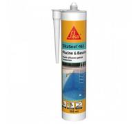Mastic silicone SIKA Sikaseal - 163 Piscine & Bassin - Transparent - 300ml