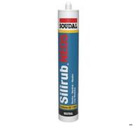 Soudal Mastic silicone Silirub NEO5 neutre gris 300 ml cartouche