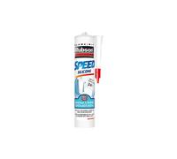 Rubson Mastic silicone Speed sanitaire séchage 1h résistant aux moisissures 280 ml blanc