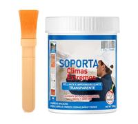 Mastic Toiture Étanche 100 g Imperméable Transparent Avec Pinceau | Enduit d'étanchéité anti-fuite pour béton Pour Appui De Fenêtre Tuyaux Tuile Brique Gouttières Garage Fermette Sous-Sol