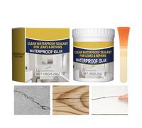 Mastic transparent étanche colle invisible de réparation à revêtement | Mastic reboucheur 150 g douche mur toit pour métal pierre carrelage intérieur maison salle de bain cuisine garage