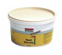 Mastic vitrier à l'huile de lin - 0,5 kg SOUDAL