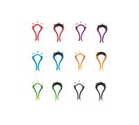 MASTRAD - Apéritifs & cocktails - Marque verre - Silicone adhérent - Multicolore - Lot de 12 - Pratique et Réutilisable - F01039