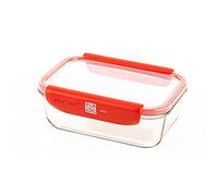 mastrad - Boîte de Conservation Alimentaire Connectée Stor'Eat - Verre Borosilicate Résistant - Sans BPA - 1040 ml