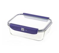 mastrad - Boîte de Conservation Alimentaire Connectée Stor'Eat - Verre Borosilicate Résistant - Sans BPA - 1520 ml