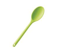 MASTRAD - Cuillère de Cuisine - Ustensile de Cuisine - Cuillère Unibloc Tout en Silicone - Souple - Résistante à la Chaleur - Cuillère de cuisine Antiadhésive - 29 x 6,2 cm - Vert