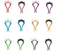 mastrad f01755 marque-verres clip - lot de 12 - couleurs variées Assortiment de couleurs G