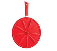 Mastrad F64310 Couvercle Anti-Eclaboussures Réglable Silicone/Acier/PA Rouge