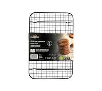 Mastrad - Grille De Refroidissement - 37 x 24,5 cm - Antiadhésive Duramax - Refroidissement Rapide - Muffins, Cookies, Biscuits & Gâteaux - Support Glaçage & Cuisson - Résiste 230°C