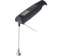 Mastrad M Control Black double thermomètre, thermomètre à rôtis, thermomètre, plastique, acier inox, gris, F74401