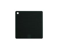 MASTRAD - Manique Carrée - En Silicone - Rainures Anti-Dérapantes - Très Résistant - Noir - 18x18cm