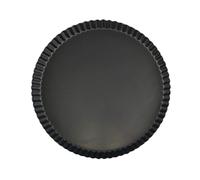 MASTRAD - Moule à Tarte et Quiche Ø24 cm - Acier Revêtu Antiadhésif DURAMAX - Sans PFAS ni PFOA - Cuisson Homogène & Démoulage Facile - Résistant Jusqu’à 230 °C - Pâtisserie Maison