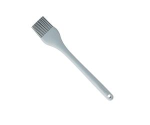 MASTRAD - Pinceau Cuisine Silicone - Monobloc - Résiste à la Chaleur (300°C) - Passe au Lave-Vaisselle - Gris