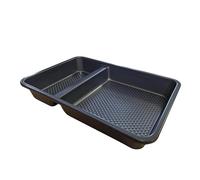 mastrad - Plaque compartimentée - Revêtement 2 couches - Sans PFAS et PTFE - 25 x 35,5 x 5,5 cm