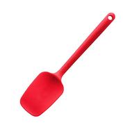MASTRAD - Spatule - Cuillère - Préparation Cuisson Mélanger - Unibloc - En Silicone - Ne Raye Pas Les Casseroles - Rouge