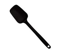 Mastrad Spatule-cuillère plate 100% silicone résistante jusqu'à 300 °C Unibloc Noir