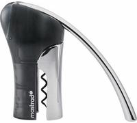 Mastrad tire-bouchon à levier Chrome, ouvre-bouteille, métal, plastique, noir, F02501