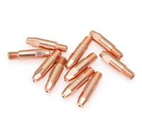 MASUNN 10 Pcs 24KD M6 MIG/MAG Torche de Soudage Pointe de Contact Buse à Gaz 0.8/1.0/1.2/1.4mm-1.2mm