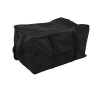 MasYosh Sac à Outils pour Barbecue, étanche, Résistant à l'usure, Sac Fourre-Tout de Rangement pour Outils de Grillades, pour Pique-Nique et Camping, 29,1x22,4x16,9 Pouces, Noir