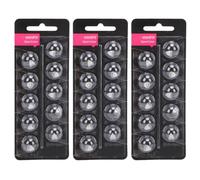 Masyrt MiniFit Lot de 30 bouchons d'oreilles ouverts à double aération, son de rechange pour Minifit, dôme ouvert auditif, monocouche de silicone antistatique PES A02 (6 mm)