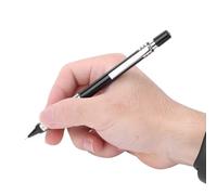 Masyrt Porte-mine, Crayon Automatique en Métal avec Gomme pour écrire et Dessiner, 0,3 Mm, 0,5 Mm,7,9, étude, Planification, Art (Stylo en métal de,5)