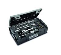 Matador 81452110 Jeu de clés à douille et embouts | Coffret à cliquet 1/4" avec cliquet | L-Boxx mini | Kit d'outils 52 pièces | SmartyBox S0 | Matador outil n° 81452110