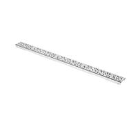 Match1 grille TECE 600730 TECEdrainline gouttes droites, 70 cm, Inox poli
