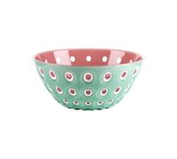 Matcha green/White/Mauve RÉCIPIENT "LE MURRINE" Ø25cm