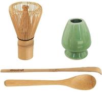 Matcha-Set Thé vert Set de balais - Brosse à neige Pelle Cuillère à thé Vert