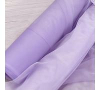 Mateju Voilage Arche Mariage Tenture en Tulle Semi-Transparent Extra Long Drapé Mousseline de Soie Rideaux de Lit Baldaquin pour Fond de Décor, Mariage, Cérémonie, Fête (Lilas Clair,0.76x50m)