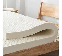 Matelas 100 % latex naturel de qualité supérieure, 135 x 200 cm, respirant, confortable, respectueux de l'environnement, housse souple de 5 cm d'épaisseur, solution de sommeil durable pour un repos