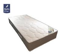 Matelas 100X200 Densité 35 Kg/m3 - 24 CM - Soutien Très Ferme + Protège Matelas OFFERT Moon Nuits d'Or G