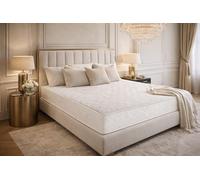Matelas 120x190 - Hauteur 20 cm Soutien Ferme Haute Densité 35 kg/m³ - 2 Faces de Couchage (Face Grise Design) Certifié CertiPUR & Oeko-TEx - Modèle Good Night Gris