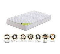 Matelas 120x190 x 21 cm - ferme - aertech+ 35 kg/m3 hr haute densité - hypoallergénique - 5 zones de confort G