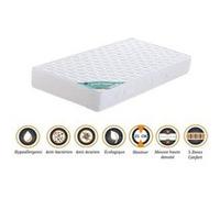 Matelas 120x190 x 21 cm - très ferme - aertech+ 35 kg/m3 hr haute densité - hypoallergénique - 5 zones de confort G