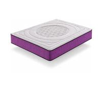 Matelas 120x200 Accueil mémoire de forme "Life Flower" - Ferme - Réversible - H30 Cm