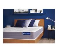 ACTISOM Matelas Ressorts ensaches et memoire de forme 120x200 cm 5zones de confort