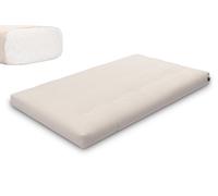 Matelas 120x200 naturel - Futon Comfort Natural - Pascall Ecru