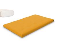 Matelas 120x200 naturel - Futon Slim Natural - Pascall Jaune