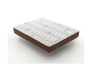 Matelas 120x200 Visco Ergo, mousse HR haute densité, 19 cm, triple couche, double face été/hiver, soutien anatomique