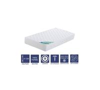 Matelas 120x200 x 21 cm + Alèse + Oreiller Visco - Très Ferme - Aertech+ 35 Kg/m3 HR Dernière Génération - Très Respirant