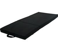 Velinda Matelas Touristique Confortable Plaint supplément 120x200x10cm (Couleur: Noir)